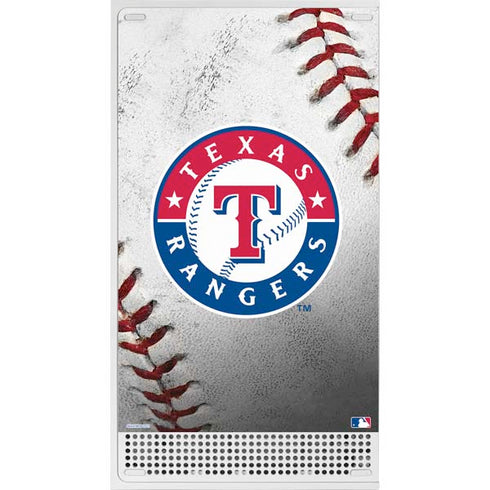 MLB Texas Rangers Game Ball Xbox Series S Console Skin